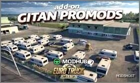 Карта Gitan Promods Addon (0.1) для Euro Truck Simulator 2