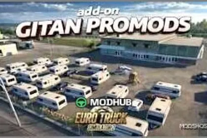 Map Gitan Promods Addon (0.1) for Euro Truck Simulator 2