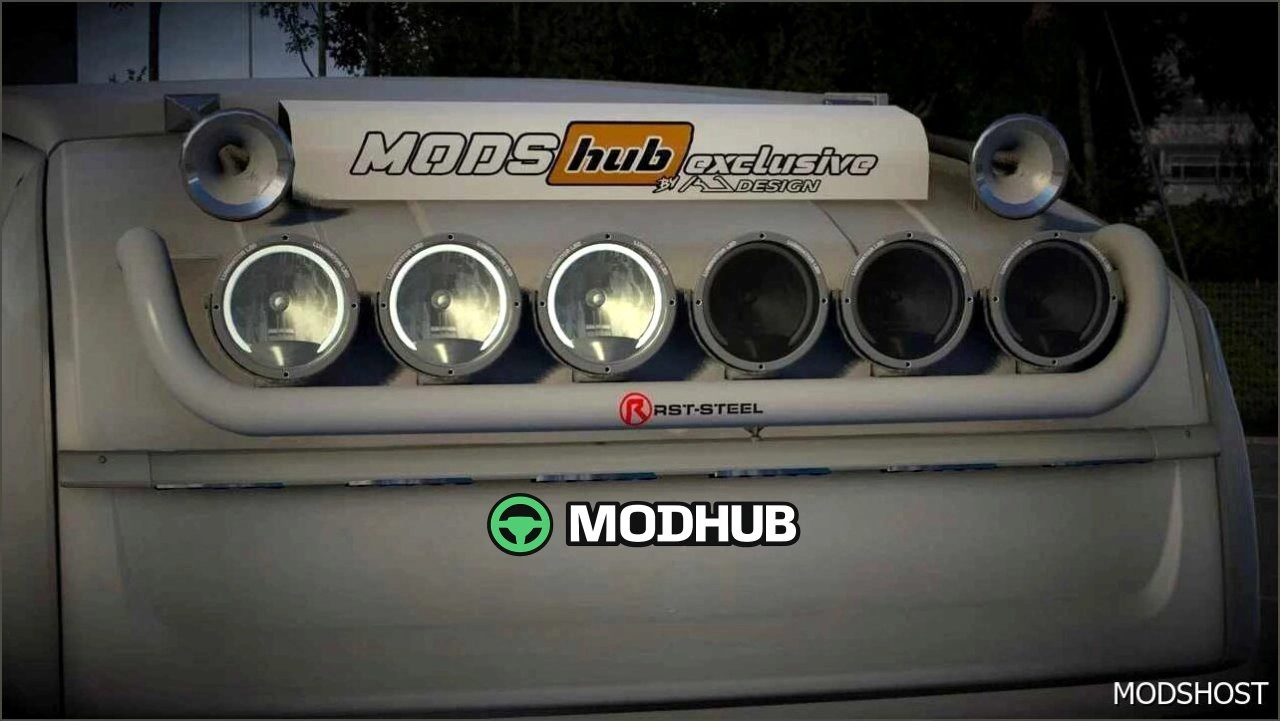 Пакет світлодіодних фар Hella Orange для Euro Truck Simulator 2