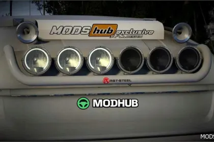 Next Level Hella Orange Headlights Bulbars Pack for Euro Truck Simulator 2