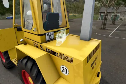 Efektywny Ładowarka Kramer Allrad 512 — Zwinny Pomocnik dla Farmy w FS25 — 4