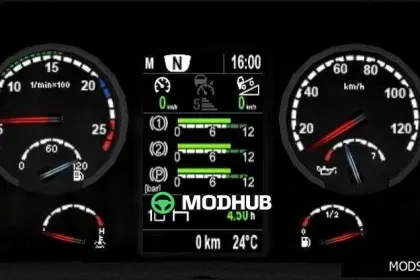 Scania R & Streamline Onboard Computer for Euro Truck Simulator 2