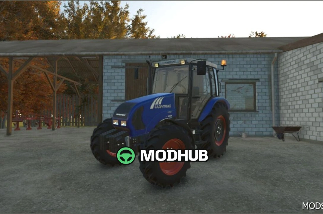 Трактор Farmtrac 675 DT V1.1 для Farming Simulator 25