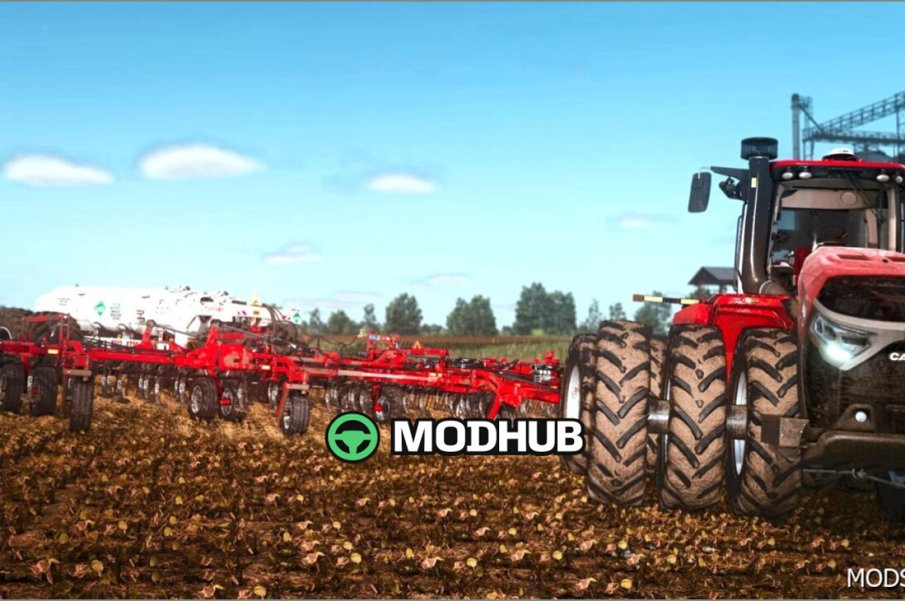 Культиватор Case IH Tiger Mate 255 для Farming Simulator 25