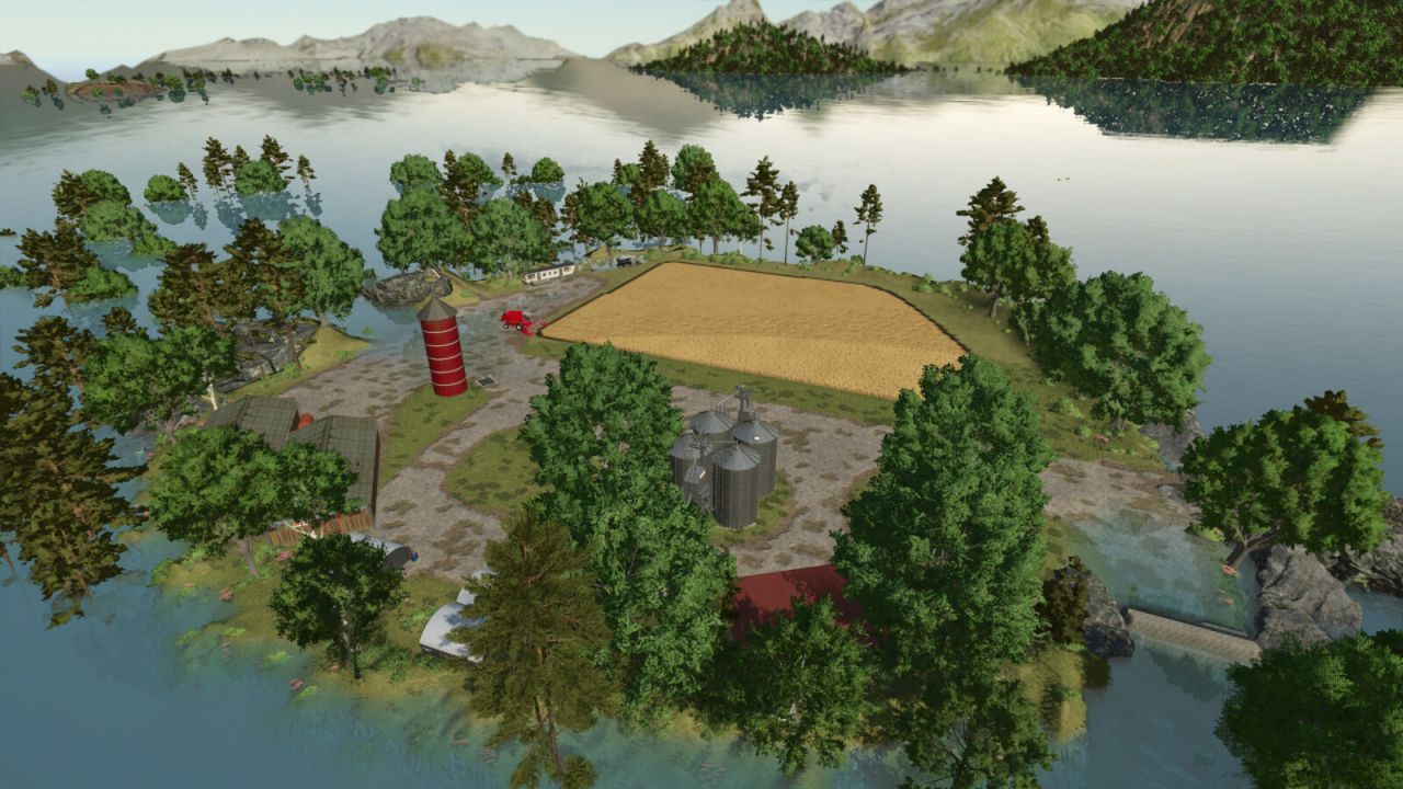 Fantasy-Karte Submerged Sanctuary — Einzigartige Entwässerung, Produktion und Neue Länder in Farming Simulator 25