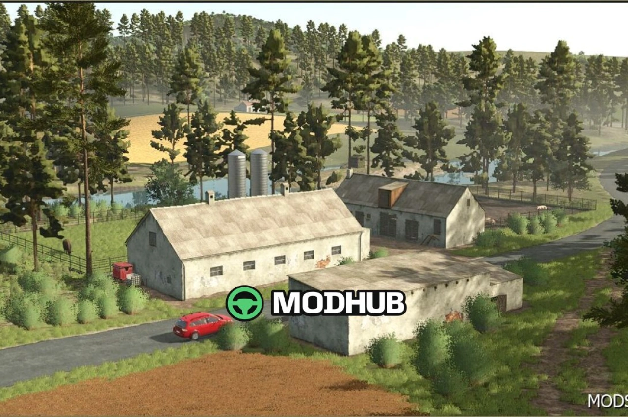 Карта Hamlet для Farming Simulator 25