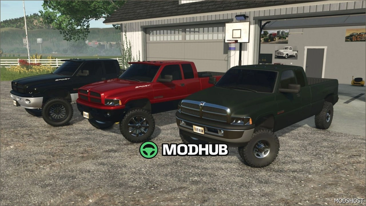 Автомобіль Dodge RAM 2500 1999 для Farming Simulator 25