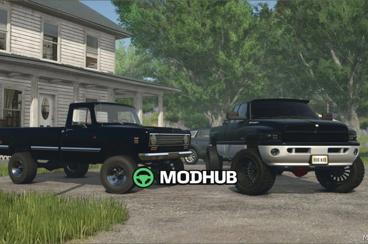 Автомобіль Dodge RAM 2500 1999 для Farming Simulator 25