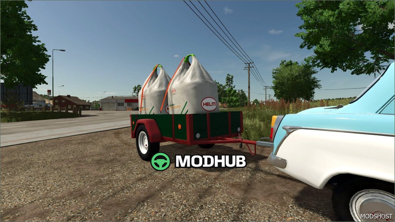 Причіп для автомобілів OLD для Farming Simulator 25