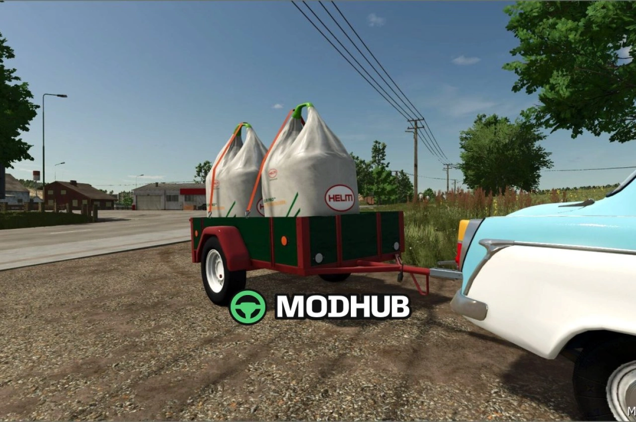 Причіп для автомобілів OLD для Farming Simulator 25