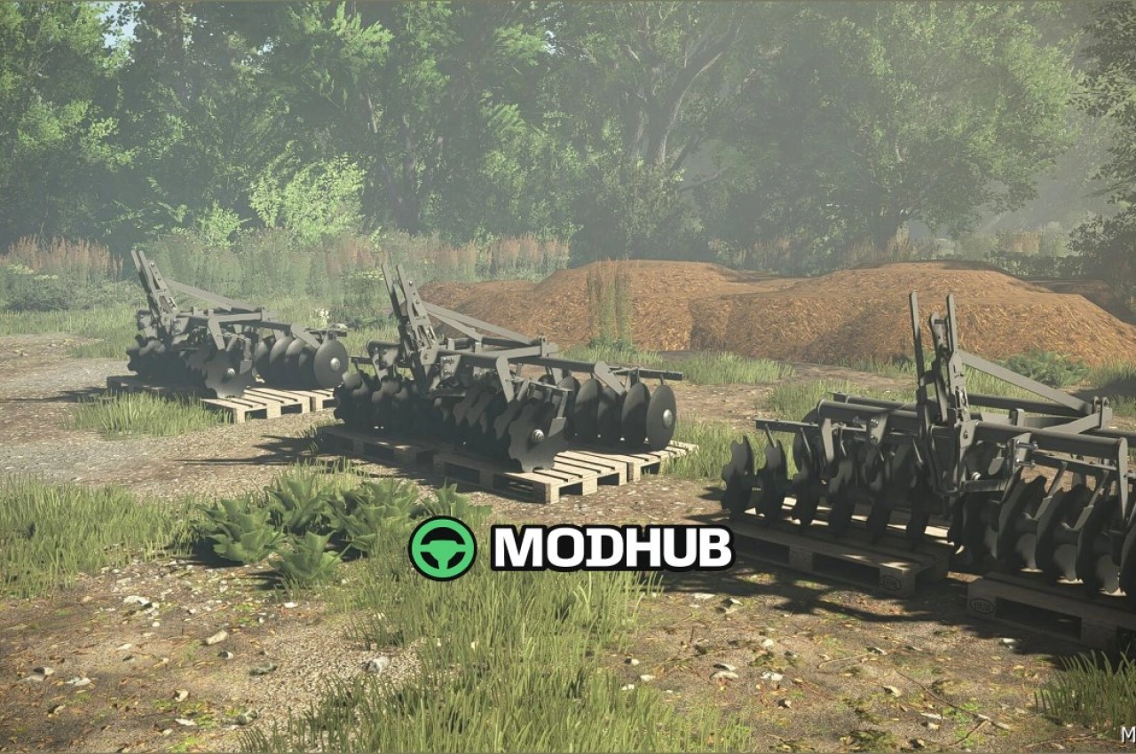 Дисковий плуг Lemind Leskovac Tanjirace Pack для Farming Simulator 25