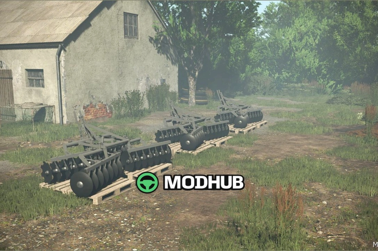 Дисковий плуг Lemind Leskovac Tanjirace Pack для Farming Simulator 25