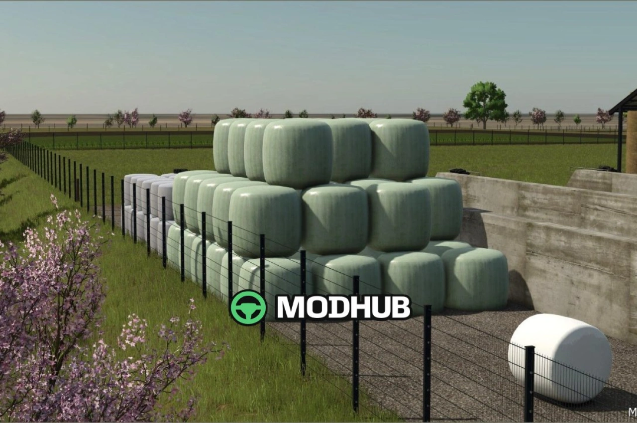 Силосні/солом'яні тюки для Farming Simulator 25