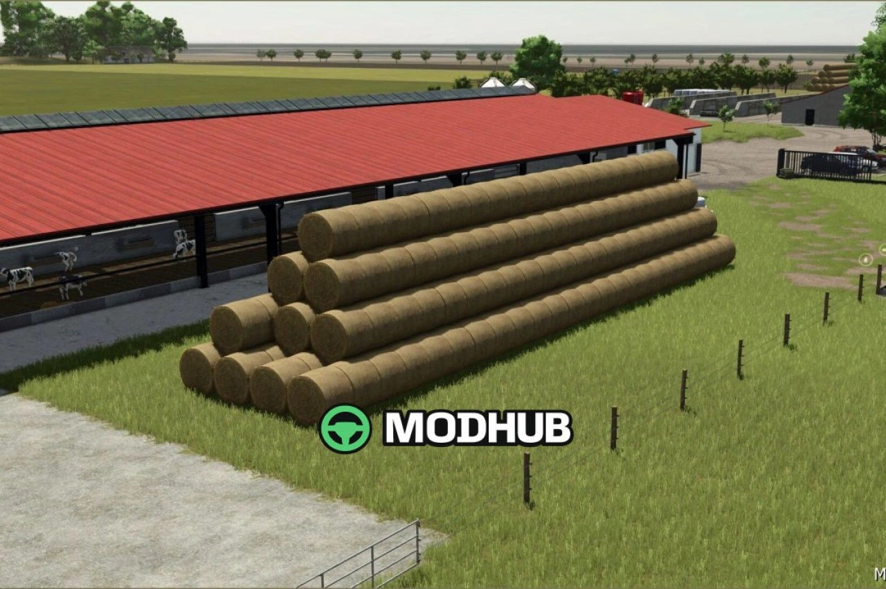 Силосні/солом'яні тюки для Farming Simulator 25