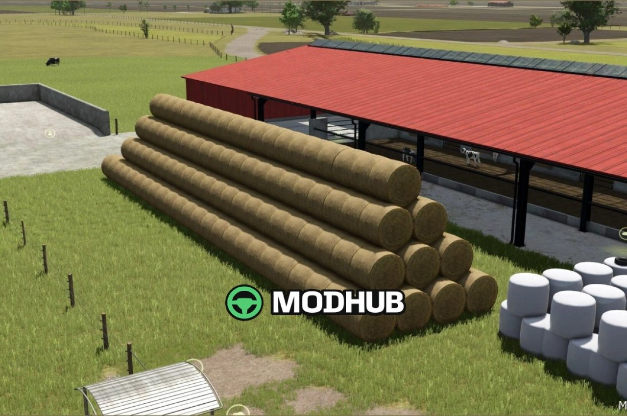 Силосні/солом'яні тюки для Farming Simulator 25