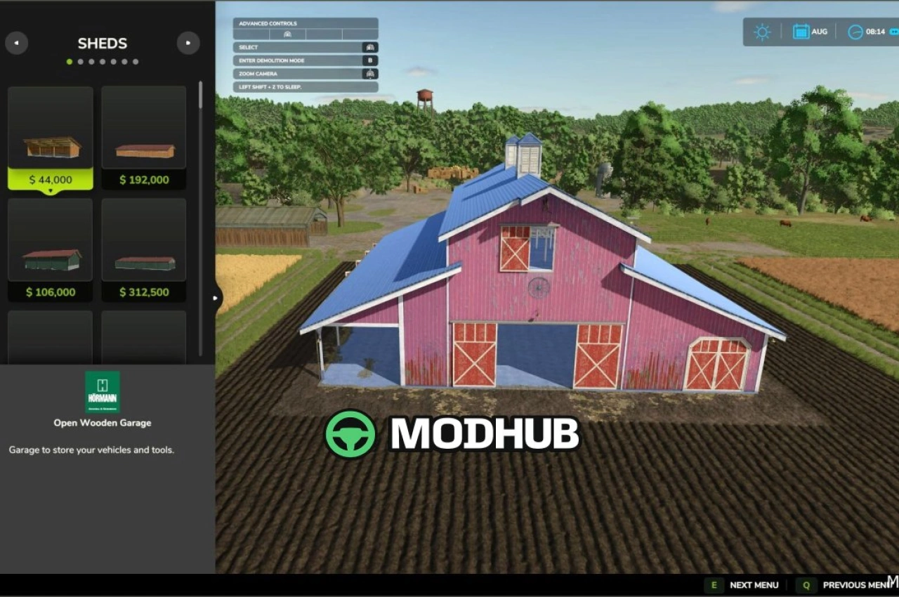 Переміщення власних об'єктів для Farming Simulator 25