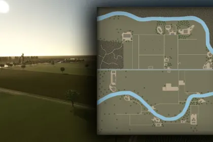 Atmosphärische Karte Great Grandfathers Farm für Farming Simulator 25 — Farm, Wälder und Viehzucht — 2