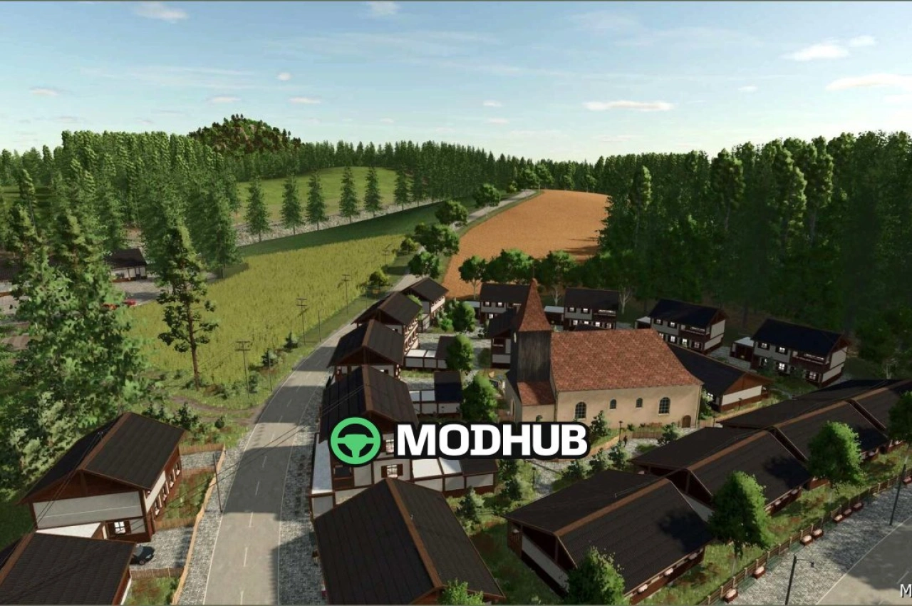 Карта Eichenbach для Farming Simulator 25