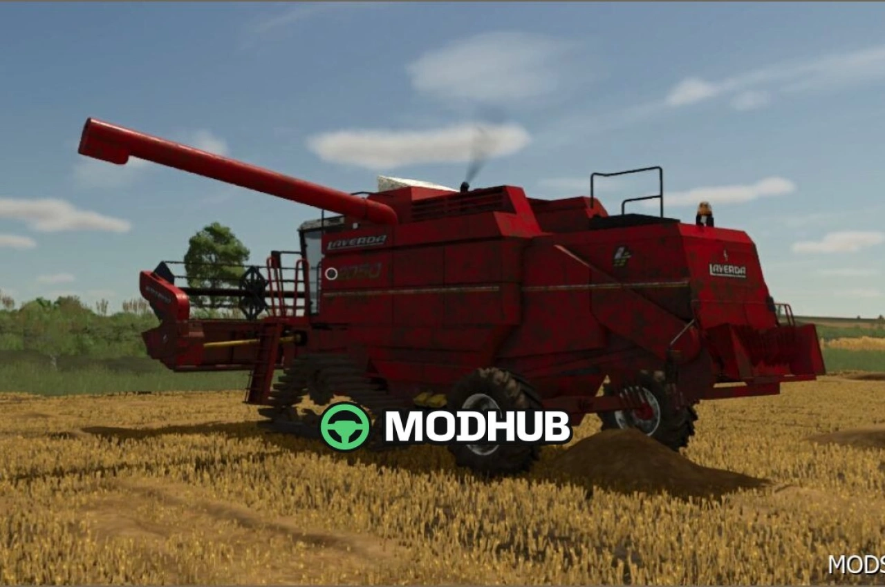 Комбайн Fiat / NH / Laverda (на гусеничному ходу) для Farming Simulator 25