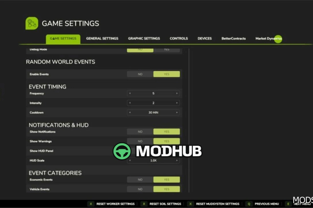 Скрипт Random World Events V2.1.1 для Farming Simulator 25