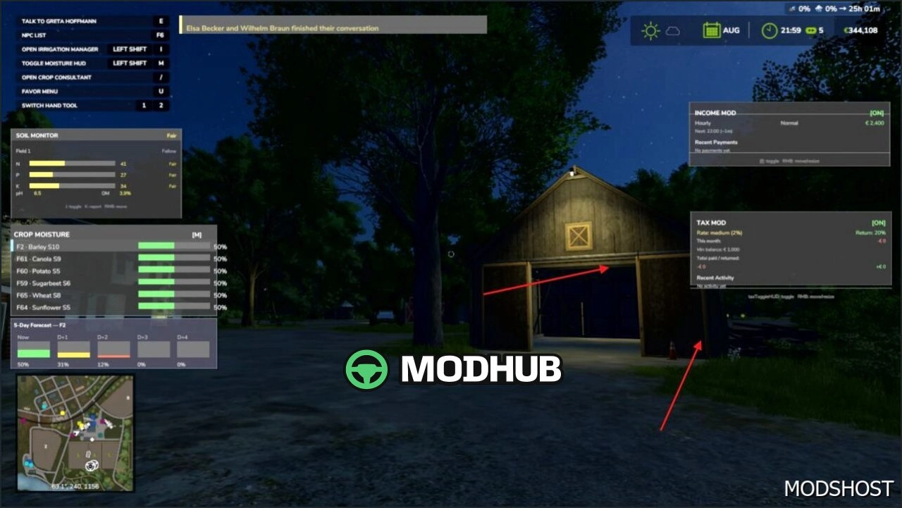 Мод податків для Farming Simulator 25