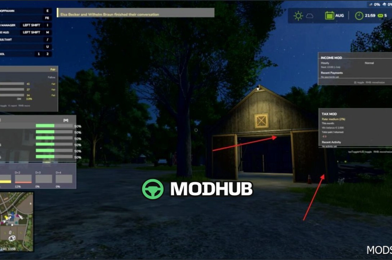 Мод податків для Farming Simulator 25