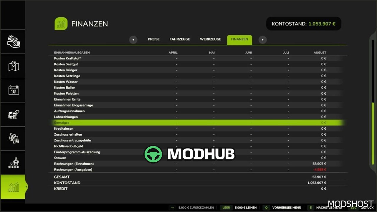 Invoice System V1.0.0.1 for Farming Simulator 25