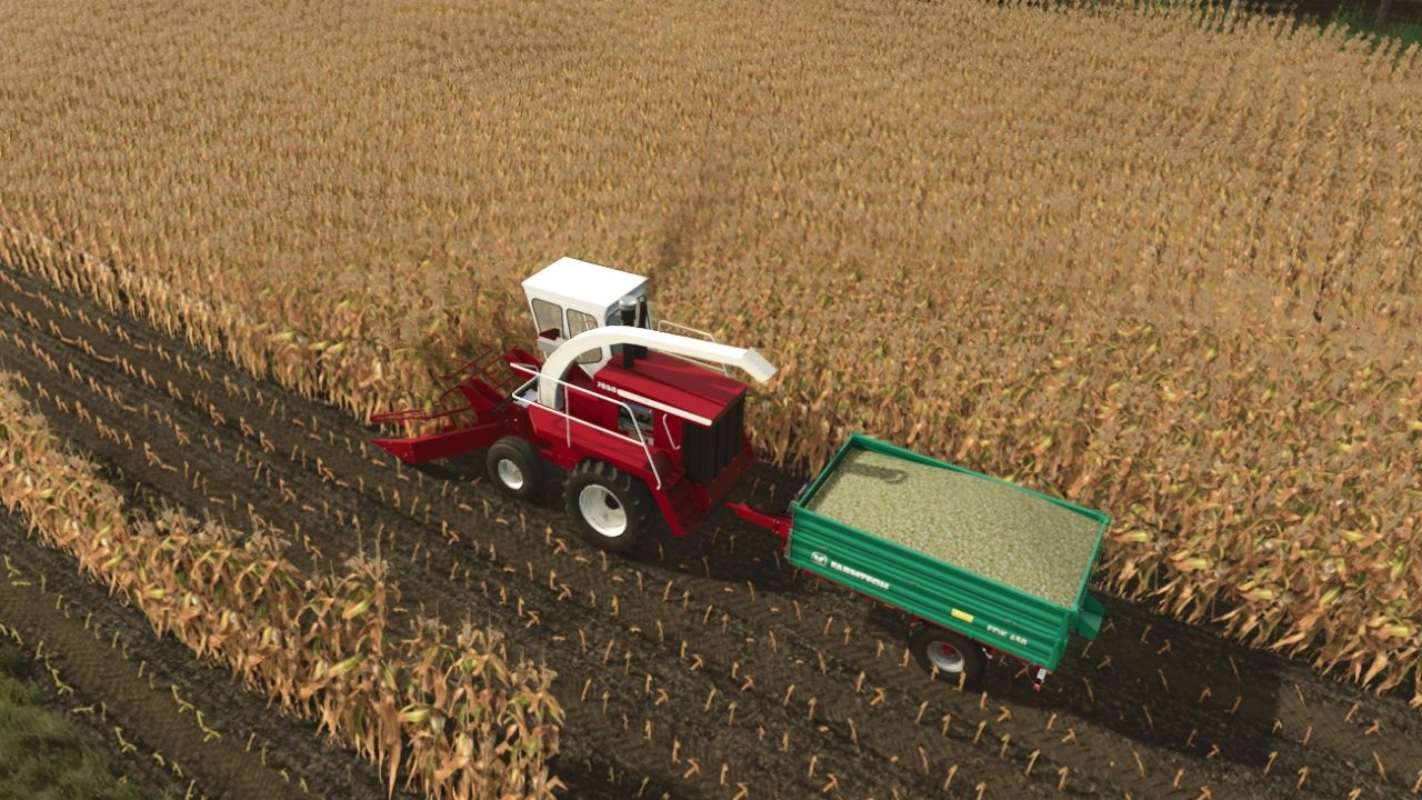 Комбайн для силосу Hesston 7650 Field Queen для Farming Simulator 25