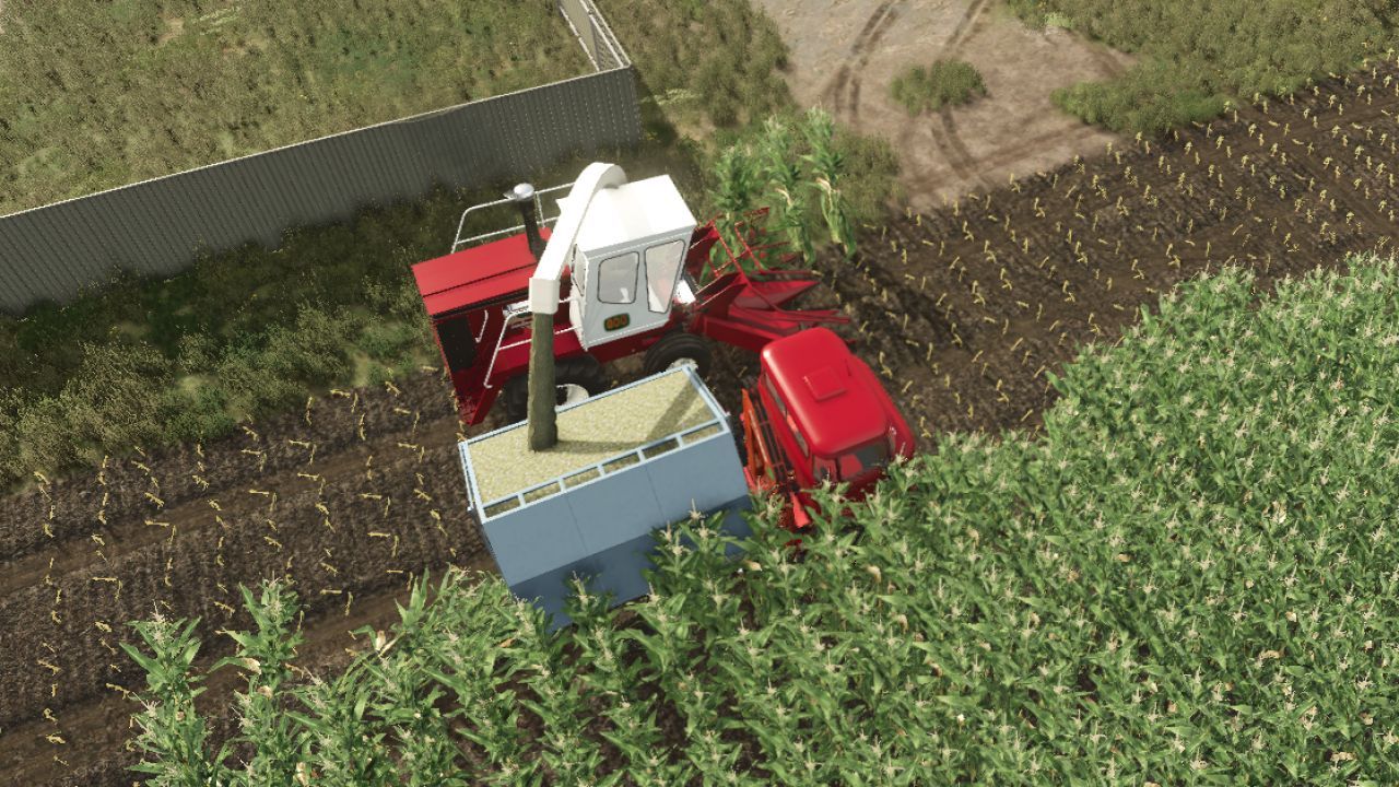 Комбайн для силосу Hesston 7650 Field Queen для Farming Simulator 25