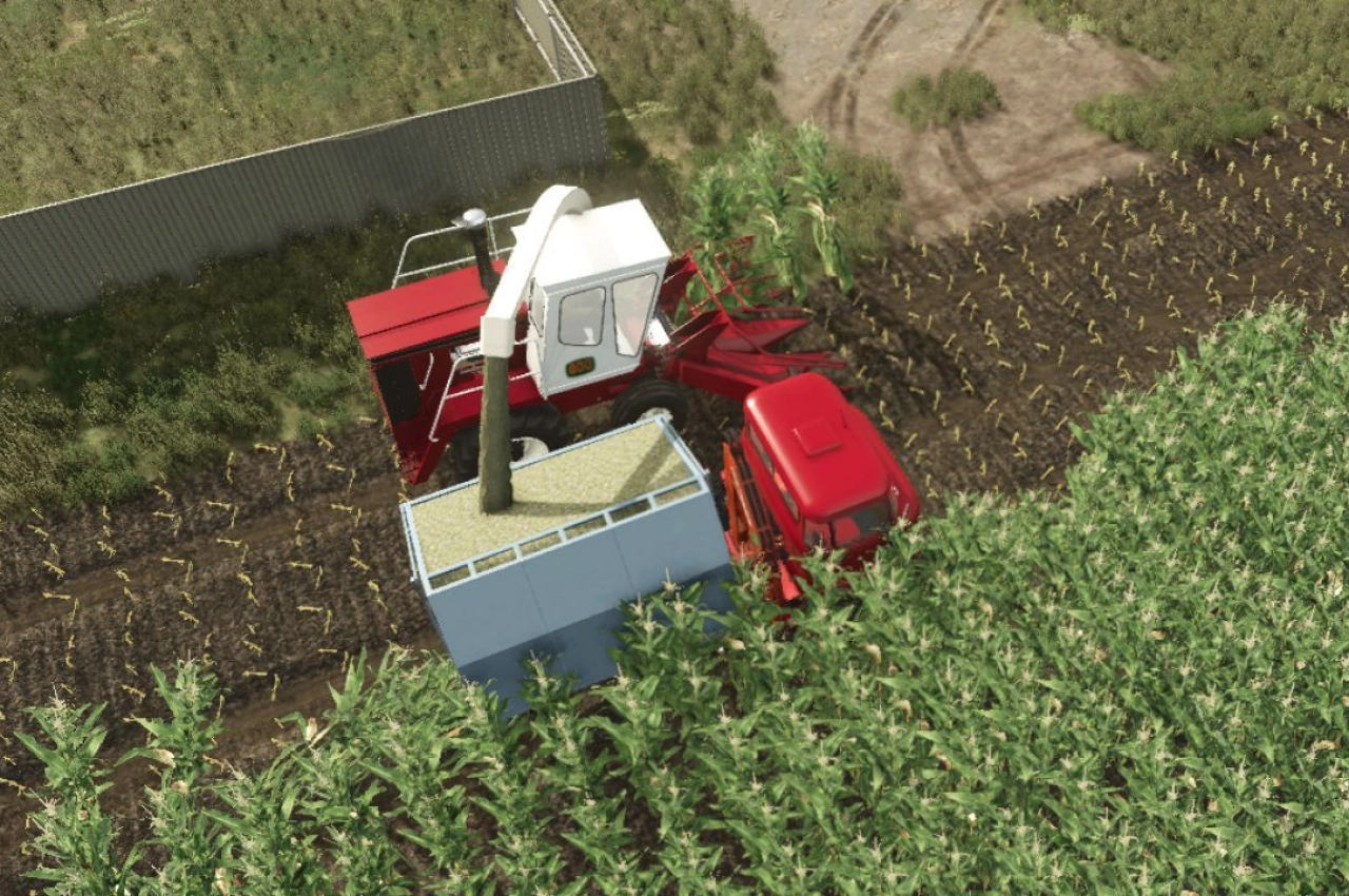 Комбайн для силосу Hesston 7650 Field Queen для Farming Simulator 25