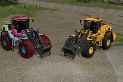 Потужний Пакт Фронтальних Навантажувачів Volvo Wheelloader Pack (L150H + L180H) для Farming Simulator 25 — 3