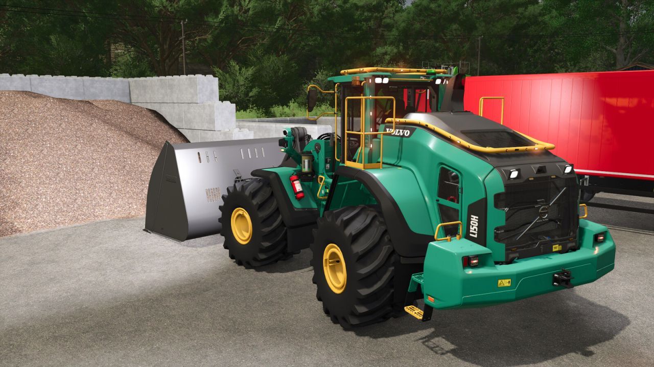 Потужний Пакт Фронтальних Навантажувачів Volvo Wheelloader Pack (L150H + L180H) для Farming Simulator 25