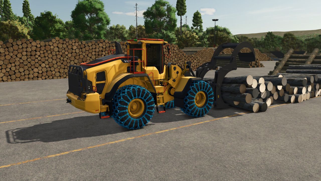 Потужний Пакт Фронтальних Навантажувачів Volvo Wheelloader Pack (L150H + L180H) для Farming Simulator 25