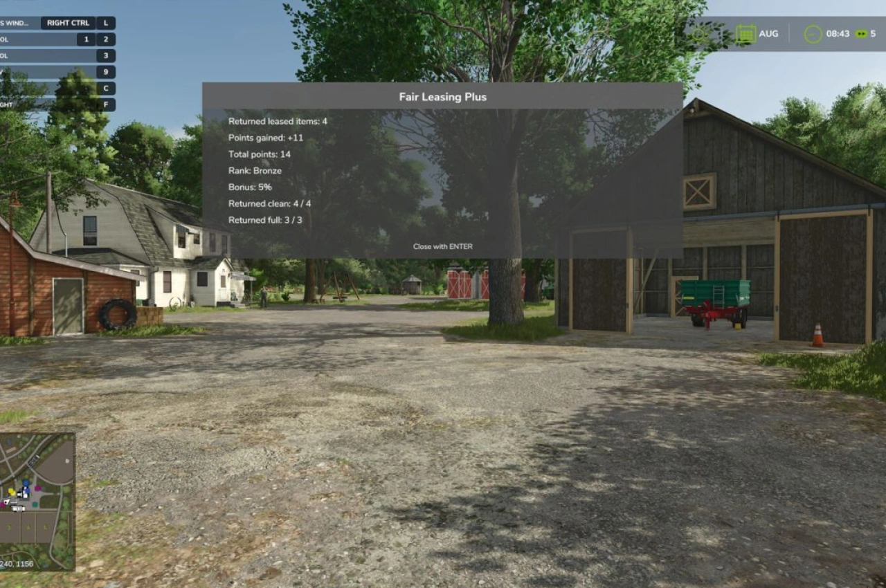 Система лізингу Fair Leasing Plus для Farming Simulator 25