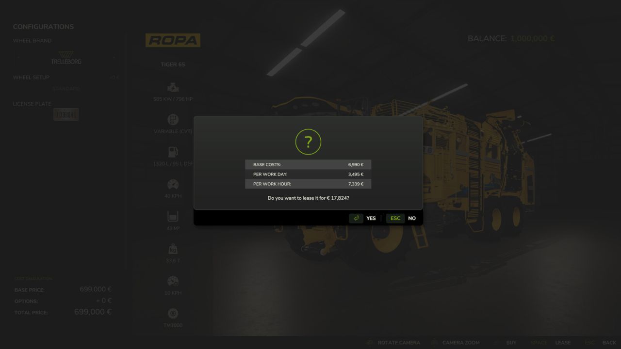 Система лізингу Fair Leasing Plus для Farming Simulator 25
