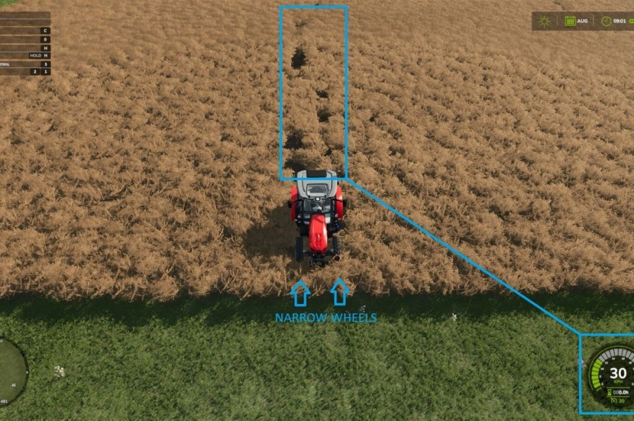 Мод Оновлення Руйнування Урожаю для Farming Simulator 25