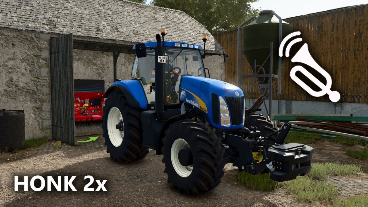 Мод відкриття воріт Honk To Open The Gates для Farming Simulator 25
