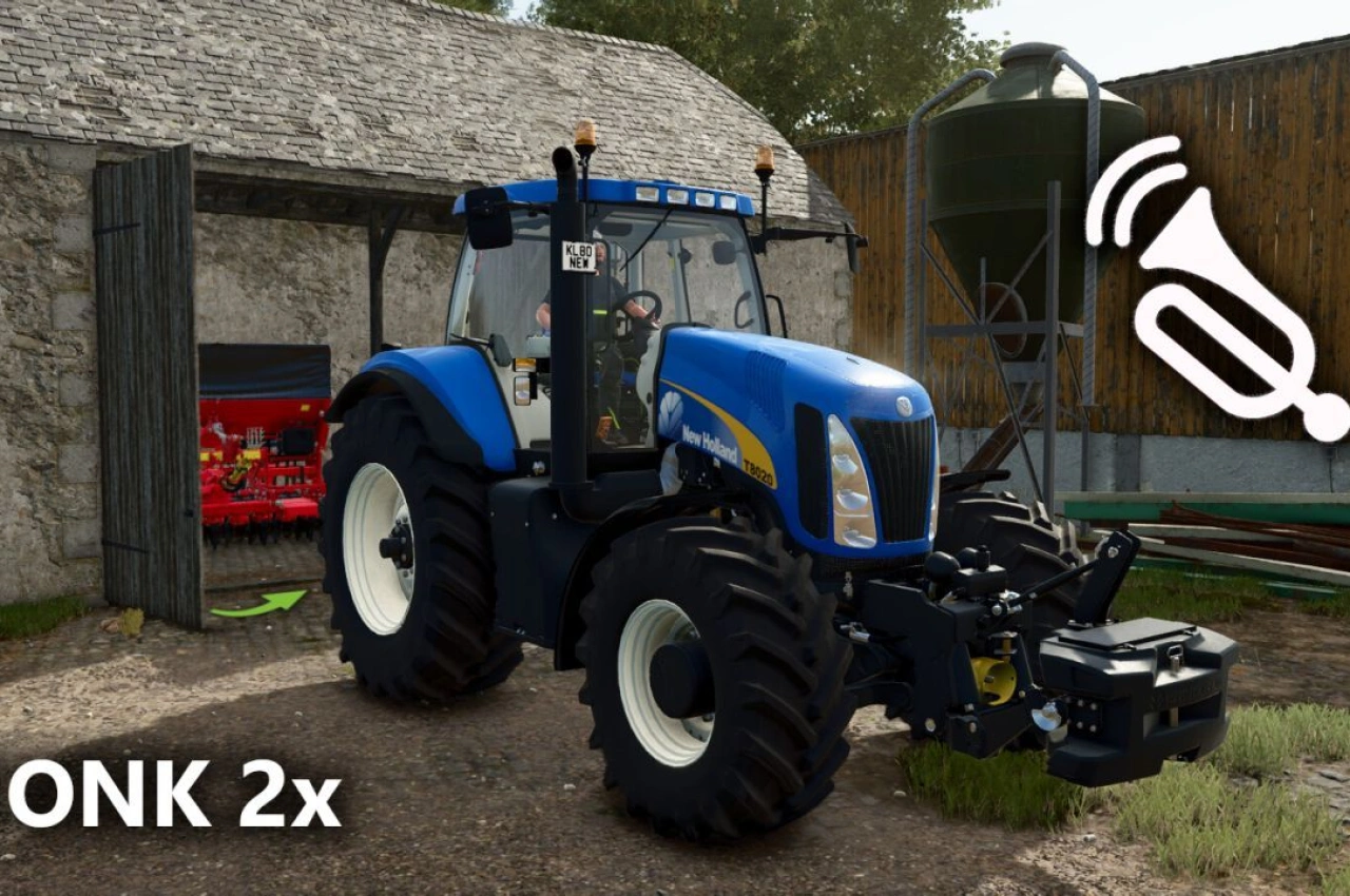 Мод відкриття воріт Honk To Open The Gates для Farming Simulator 25