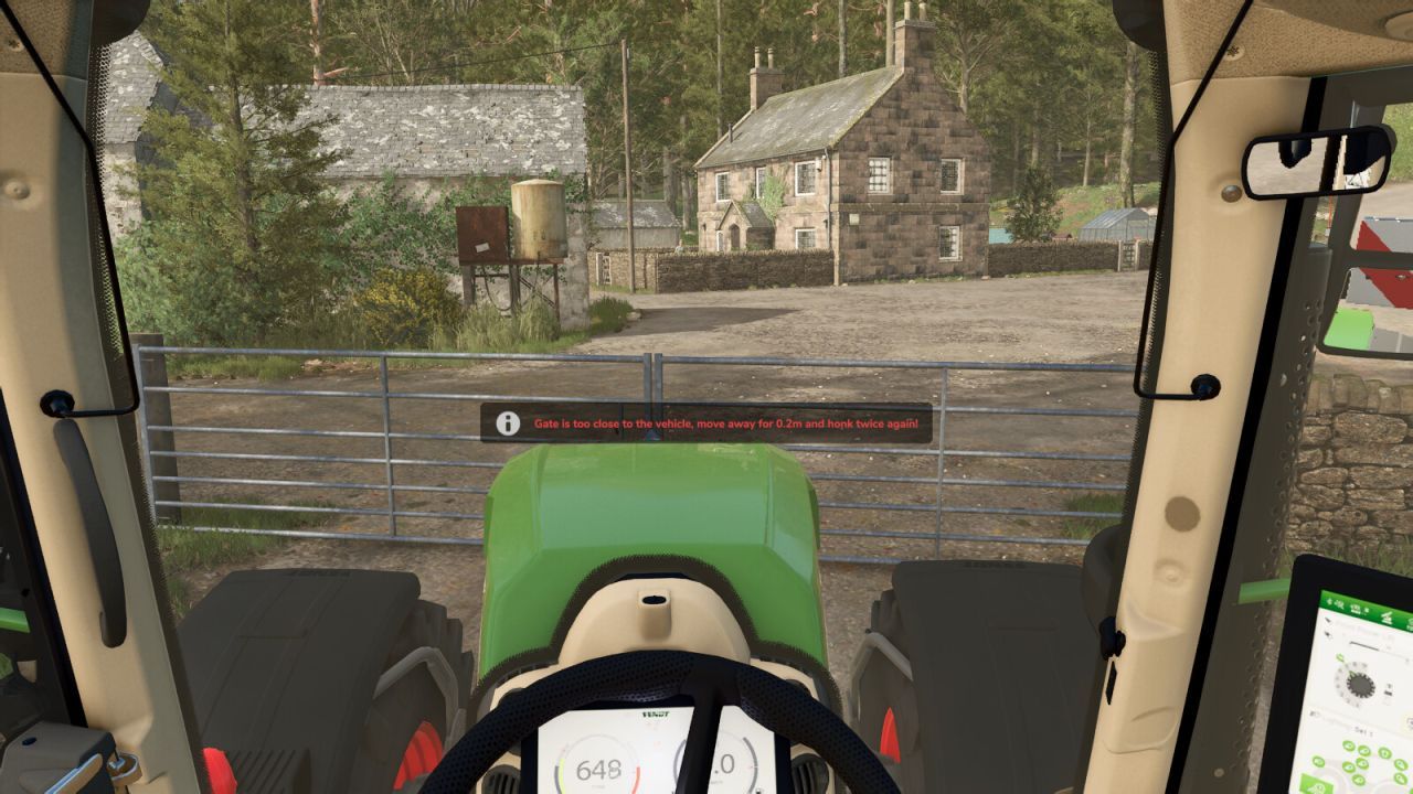 Мод відкриття воріт Honk To Open The Gates для Farming Simulator 25