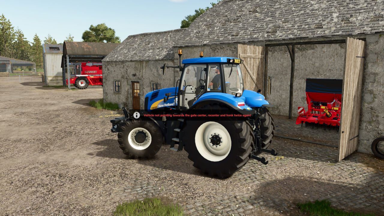 Мод відкриття воріт Honk To Open The Gates для Farming Simulator 25