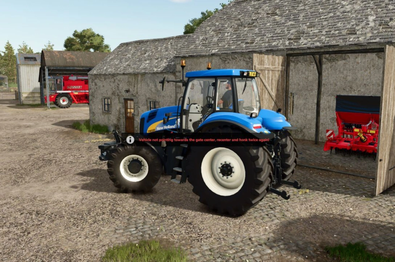 Мод відкриття воріт Honk To Open The Gates для Farming Simulator 25