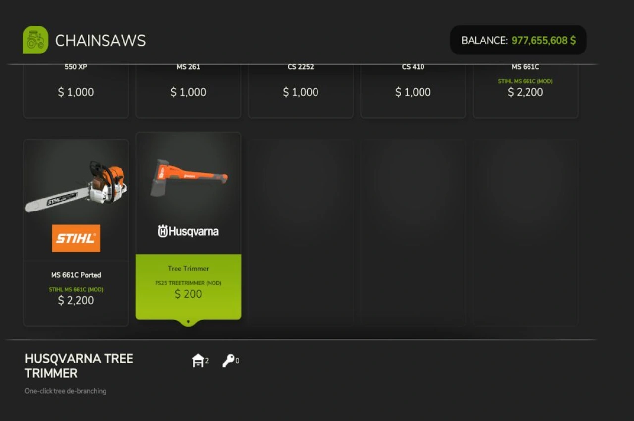 Секатор для деревини для Farming Simulator 25