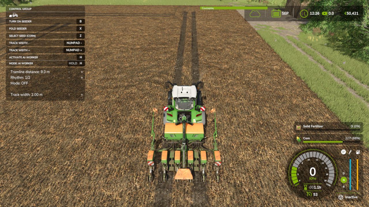 Скрипт автоматичної системи рядків для Farming Simulator 25