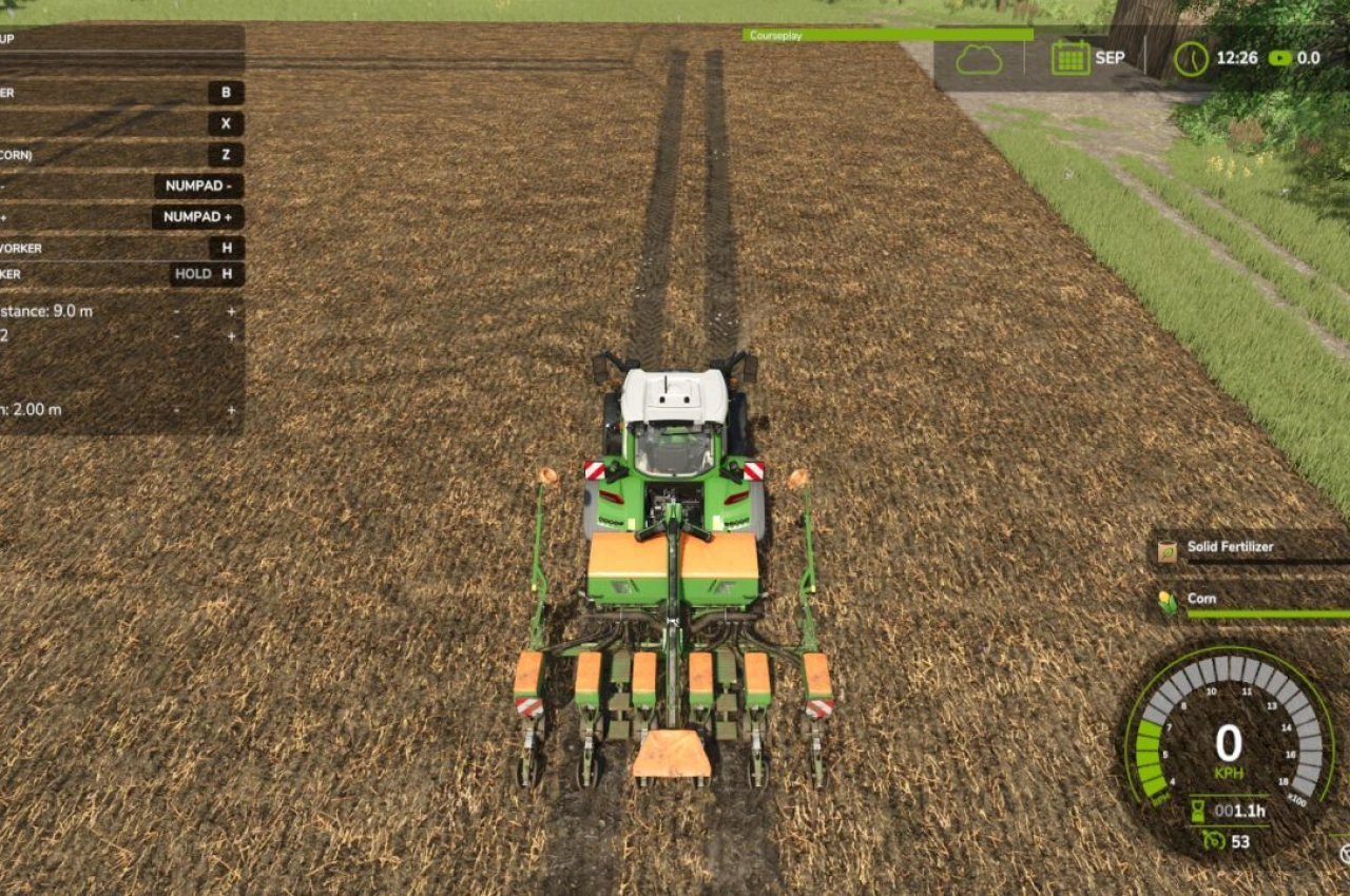 Скрипт автоматичної системи рядків для Farming Simulator 25