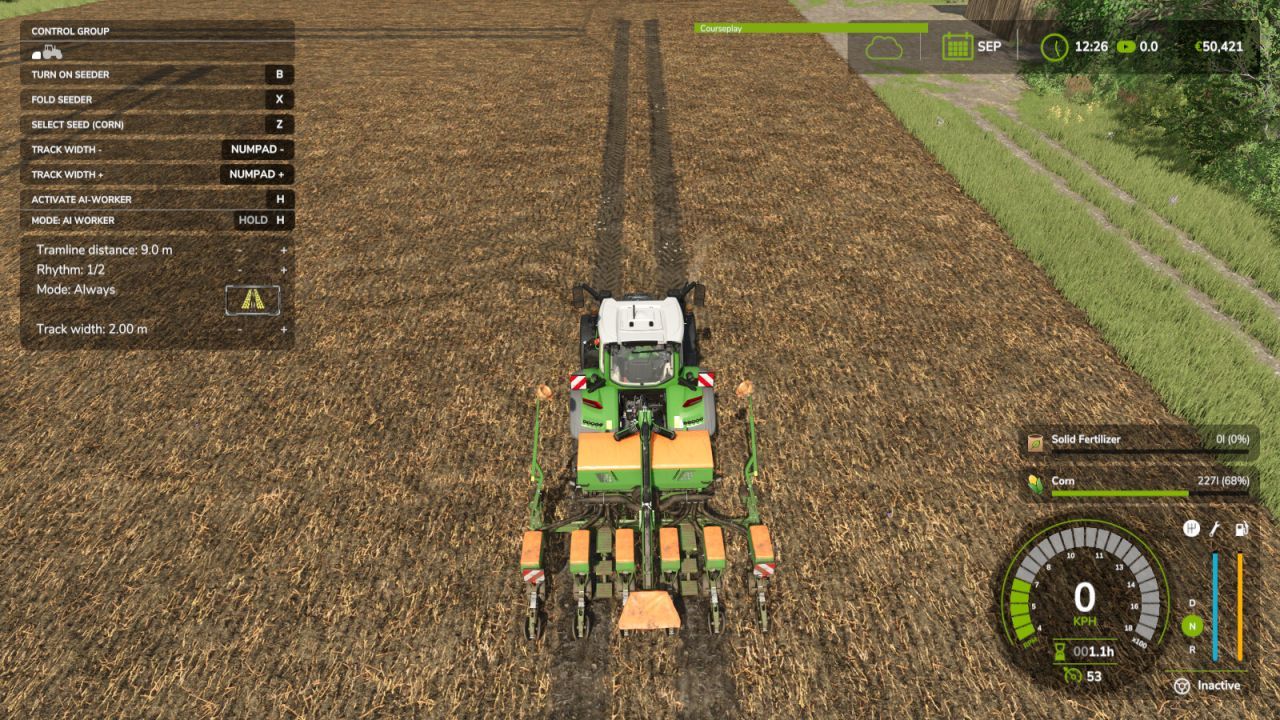 Скрипт автоматичної системи рядків для Farming Simulator 25