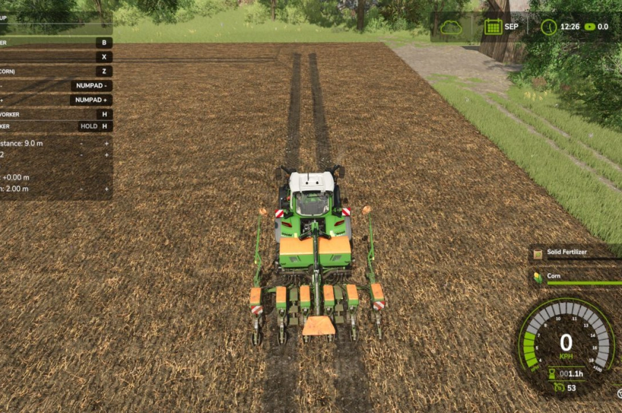 Скрипт автоматичної системи рядків для Farming Simulator 25