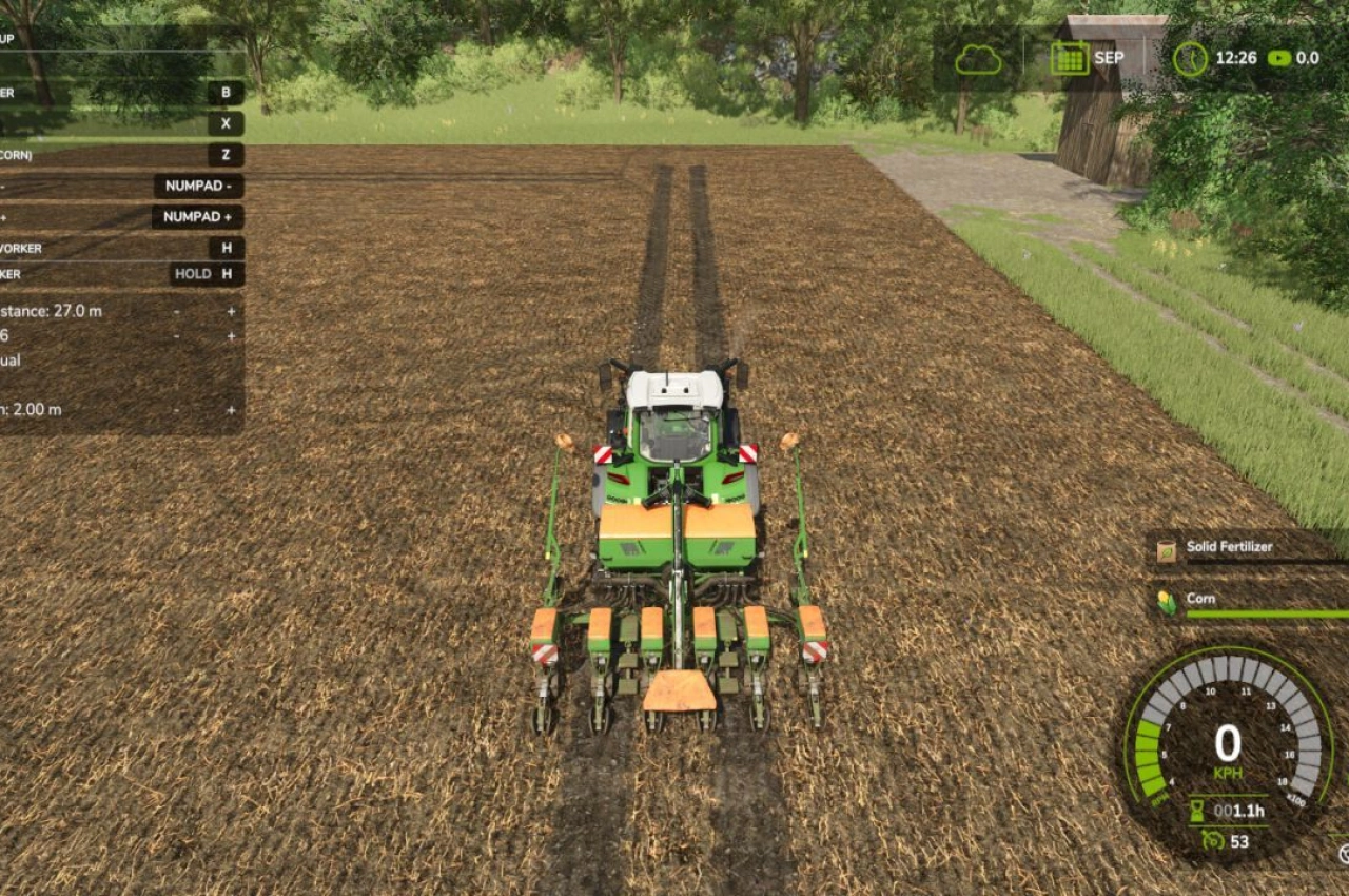 Скрипт автоматичної системи рядків для Farming Simulator 25