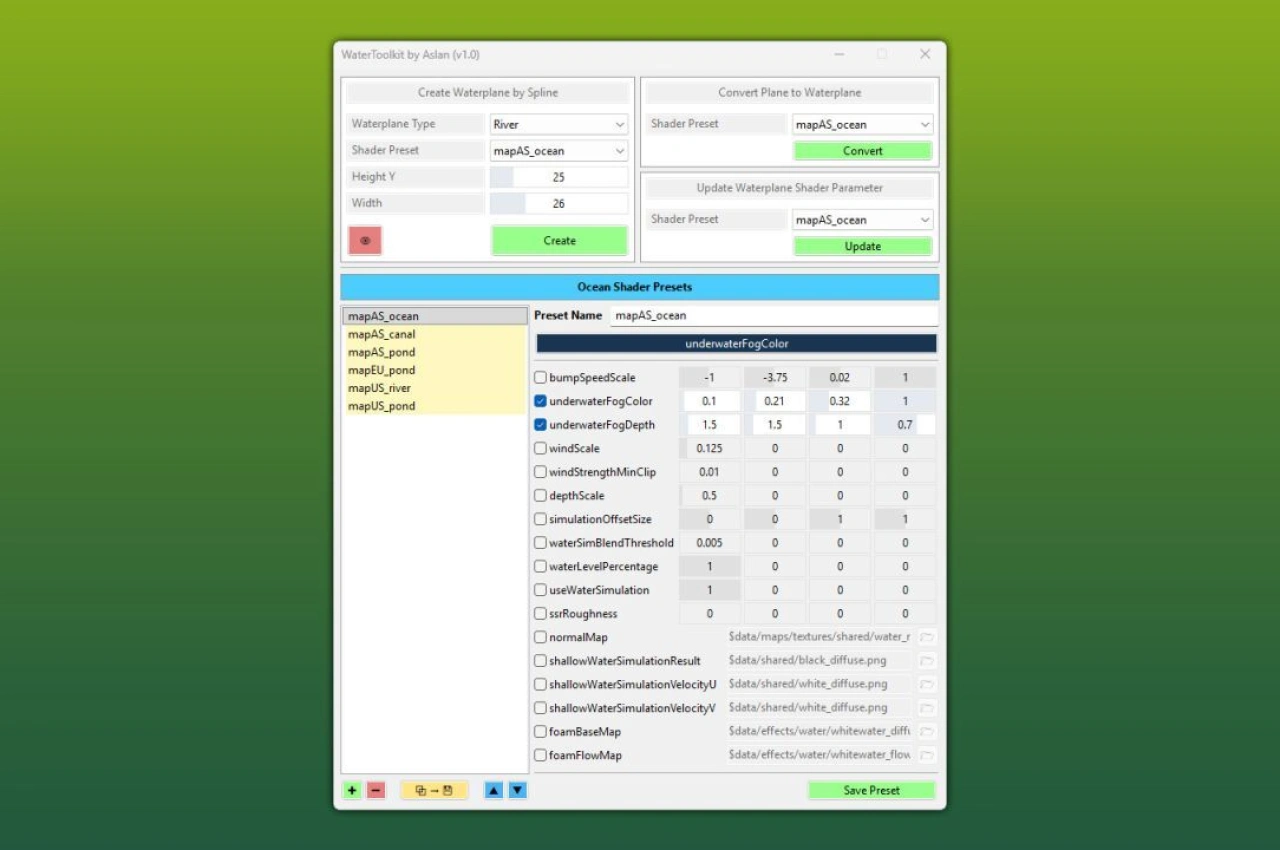 Скрипт GE10 - WaterToolkit для Farming Simulator 25