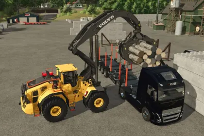 Leistungsstarker Volvo L200H High Lift Lader für schwere Arbeiten in Farming Simulator 25 — 1