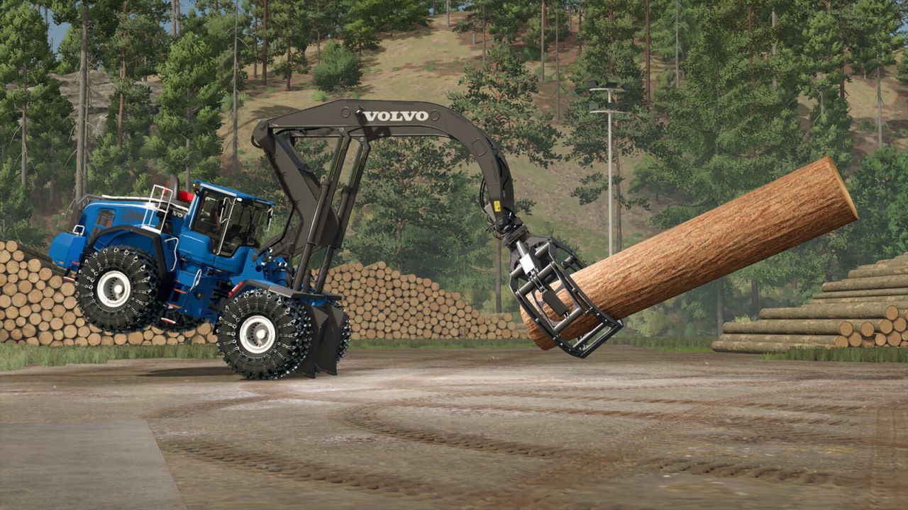 Leistungsstarker Volvo L200H High Lift Lader für schwere Arbeiten in Farming Simulator 25